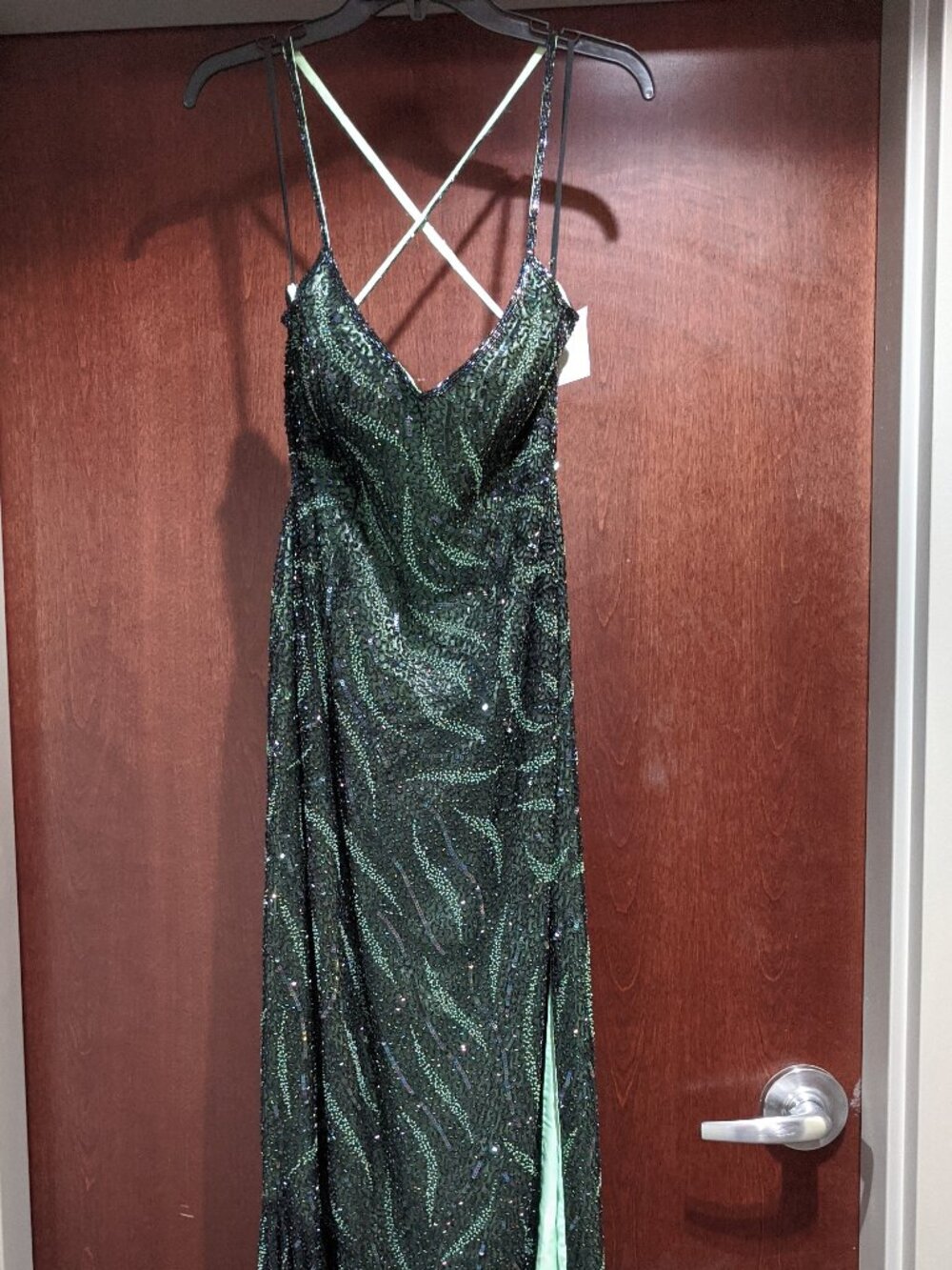 Sherri Hill 8262 Size 10 Green Prom Dress